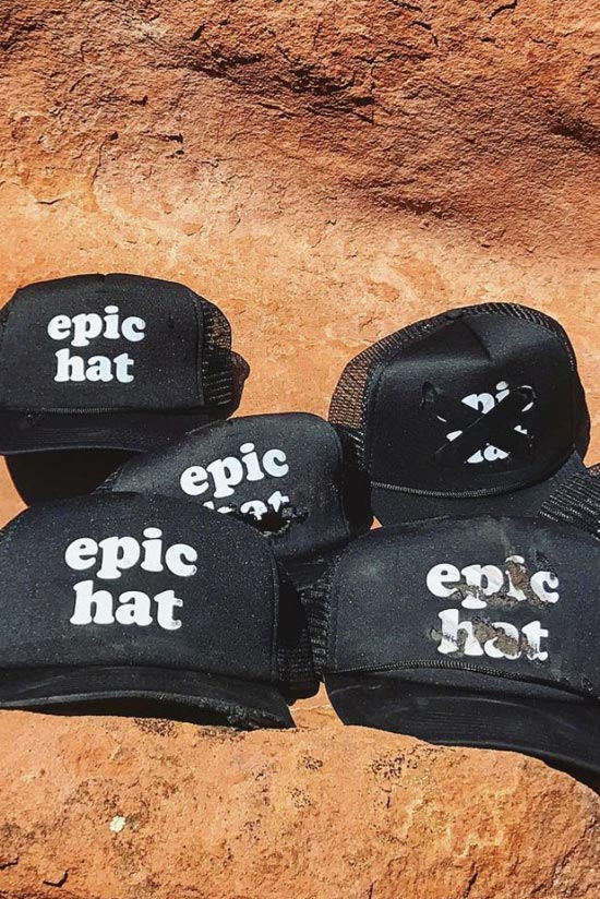 epic trucker hat